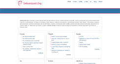 Desktop Screenshot of debianizzati.org